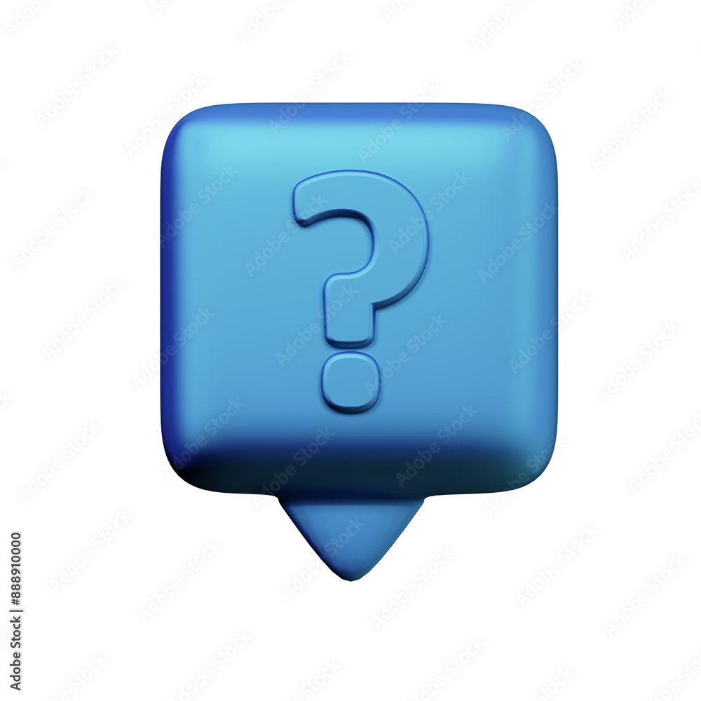 Various toon 3D icons of speech bubbles Various toon 3D icons of speech bubbles