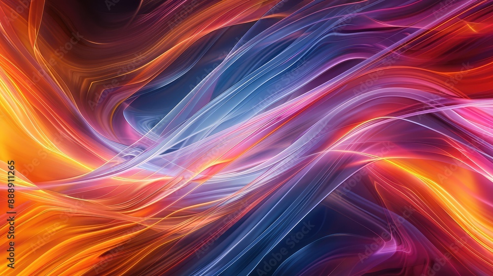 abstract background with glowing lines abstract background with glowing lines