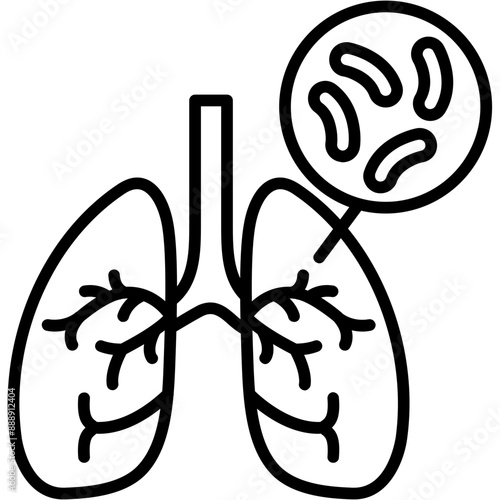 Tuberculosis Germs Icon