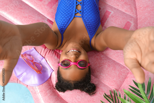 Happy African-American girl...