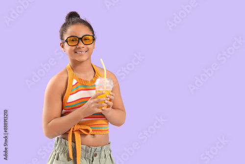 Happy African-American girl...
