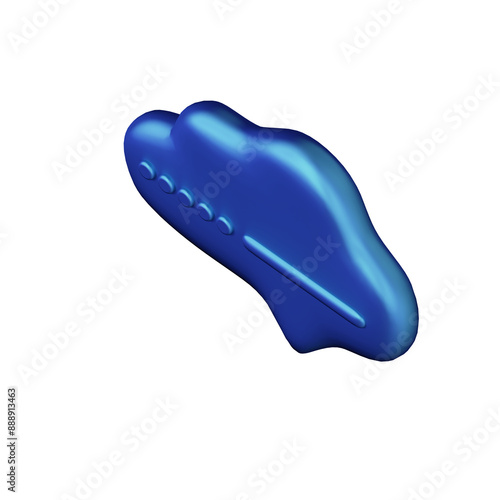 Various toon 3D icons and signs