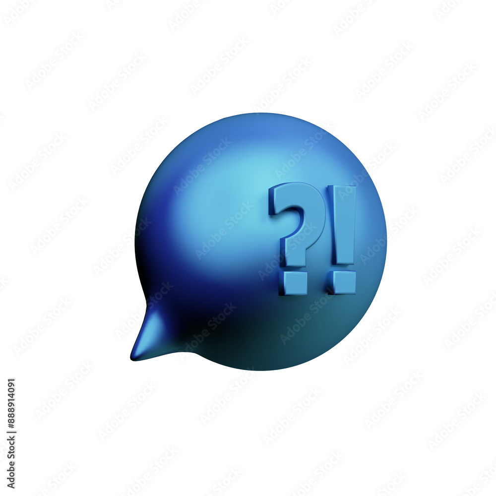 Various toon 3D icons of speech bubbles Various toon 3D icons of speech bubbles
