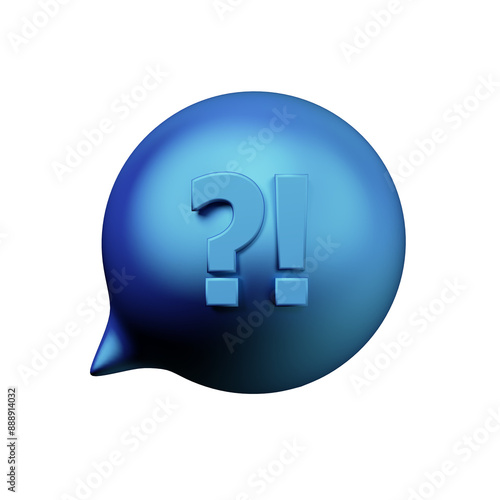Various toon 3D icons and signs