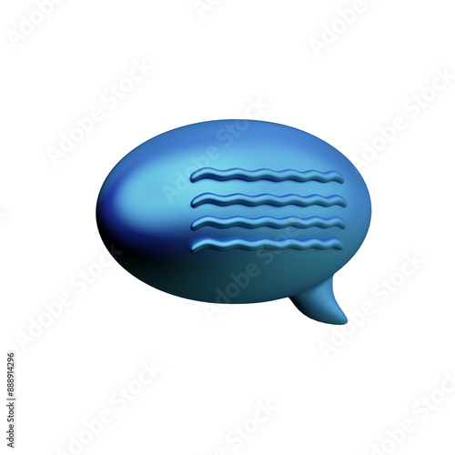 Various toon 3D icons and signs