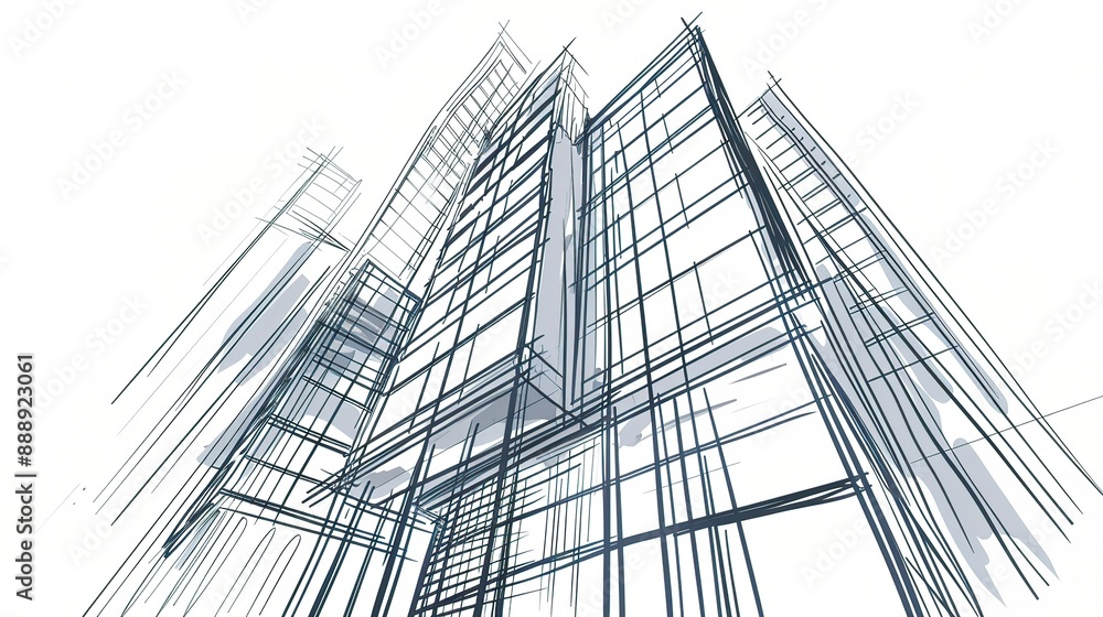 Architectural Illustration: A Detailed and Vivid Visualization of Architectural Masterpieces and Designs Architectural Illustration: A Detailed and Vivid Visualization of Architectural Masterpieces and Designs
