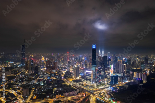 scenery in kuala lumpur city.kuala lumpur is the city in the malaysia