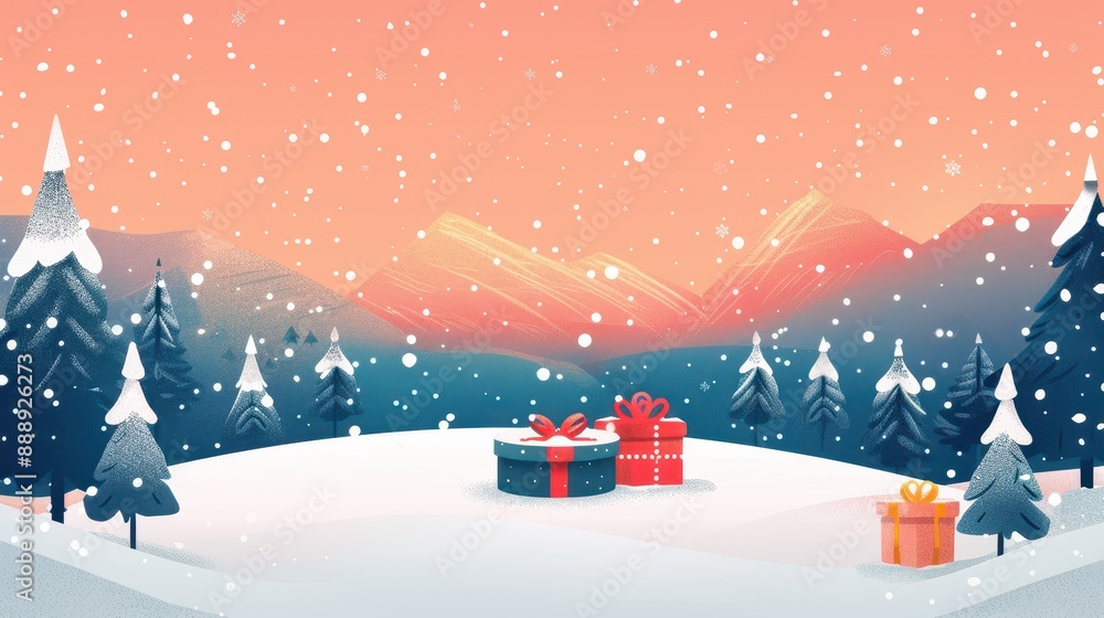 Winter Wonderland with Gifts Winter Wonderland with Gifts
