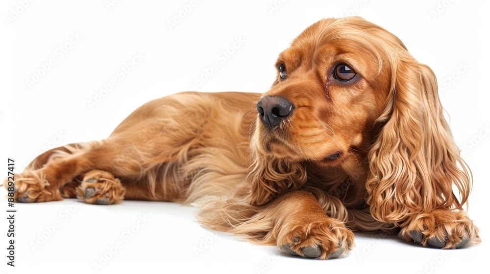 Cocker Spaniel: With their soft, wavy coats and sweet temperaments, Cocker Spaniels are beloved family pets, known for their gentle nature.
Cocker Spaniel: With their soft, wavy coats and sweet temperaments, Cocker Spaniels are beloved family pets, known for their gentle nature.