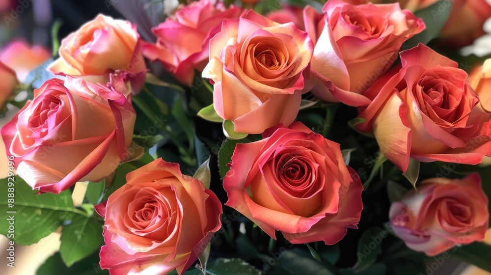 A lovely bouquet of roses for a special occasion A lovely bouquet of roses for a special occasion