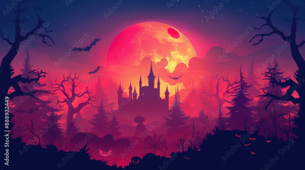 Halloween Night in the Haunted Forest Halloween Night in the Haunted Forest