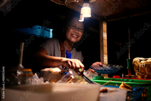 Woman selling 