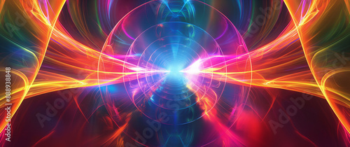 Rainbow abstract cyberspace art, spiritual, inspiration, artificial intelligence, neural networks, data, internet, binary, cloud computing, prompts, universe, yoga, etc.