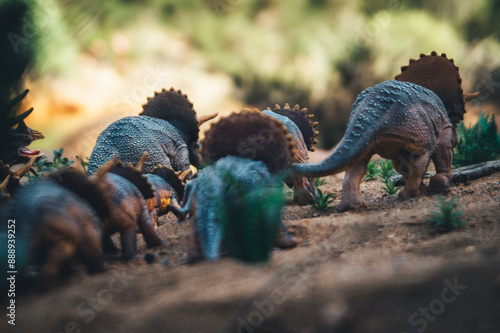 Triceratops Migration: A Herd on the Move