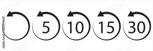 Vector Rewind and Fast Forward Indicators. vector illustration. EPS 10/AI