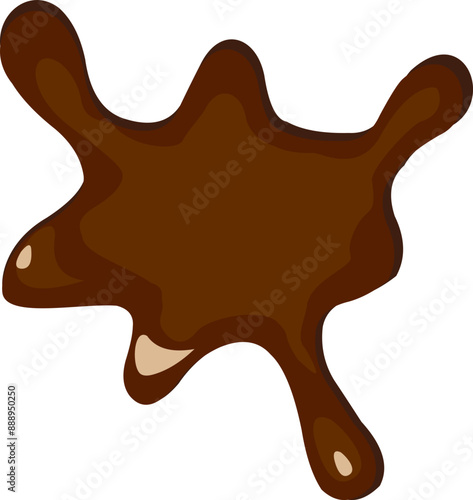 Chocolate Splash Illustration