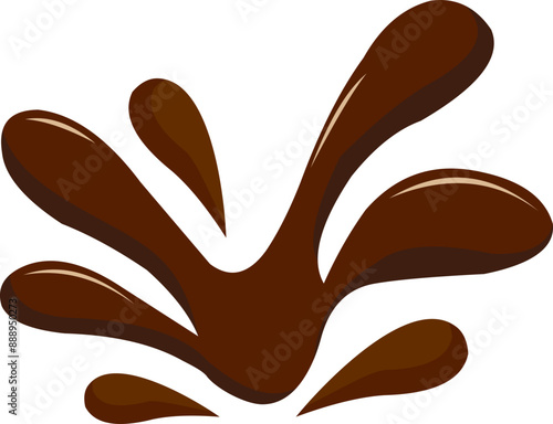 Chocolate Splash Illustration