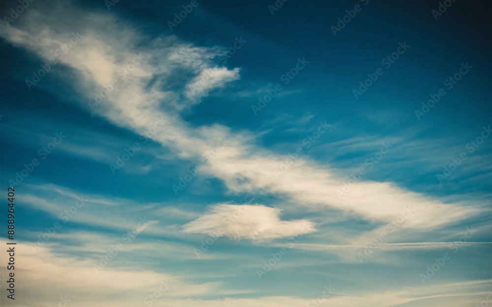 Obraz premium Blue sky with cloud