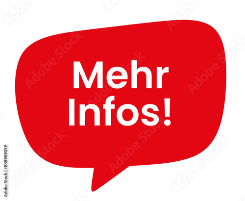 roter CTA Button Sprechblase Bubble