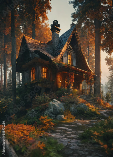 house in the forest