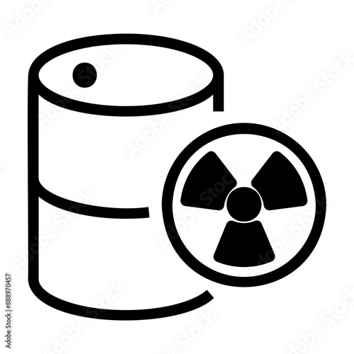 hazardous waste Line Icon
