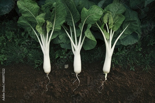 Wallpaper Mural Vegetable on ground in garden Torontodigital.ca