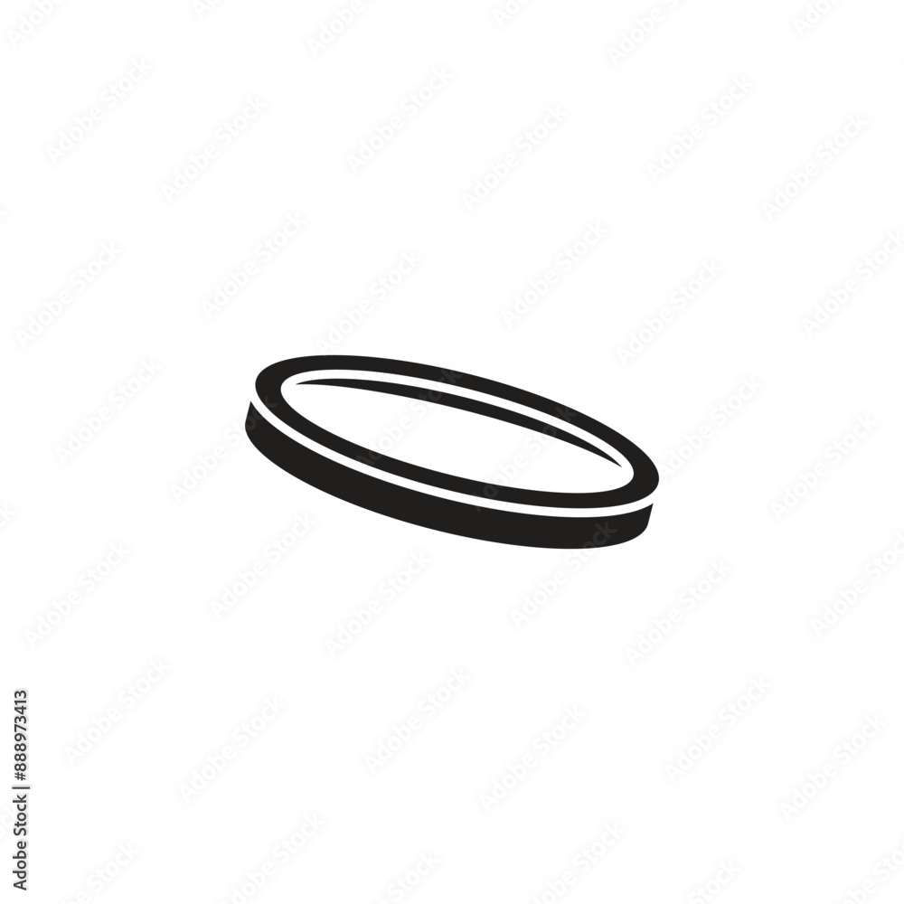 Naklejka premium ring icon illustration
