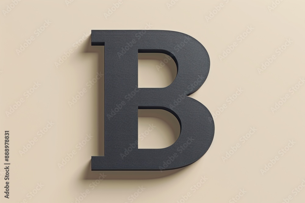 A minimalist and sleek illustration of the alphabet letter B with clean lines and a monochromatic color scheme. Ideal for modern branding and professional presentations. A minimalist and sleek illustration of the alphabet letter B with clean lines and a monochromatic color scheme. Ideal for modern branding and professional presentations.
