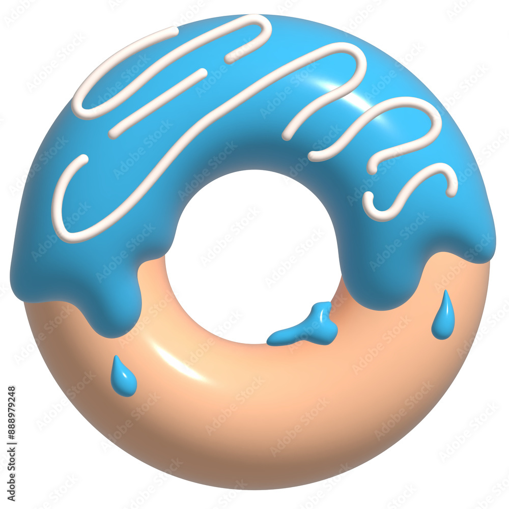 Doughnuts 3D Colorful Sweet Chocolate rendering Doughnuts 3D Colorful Sweet Chocolate rendering