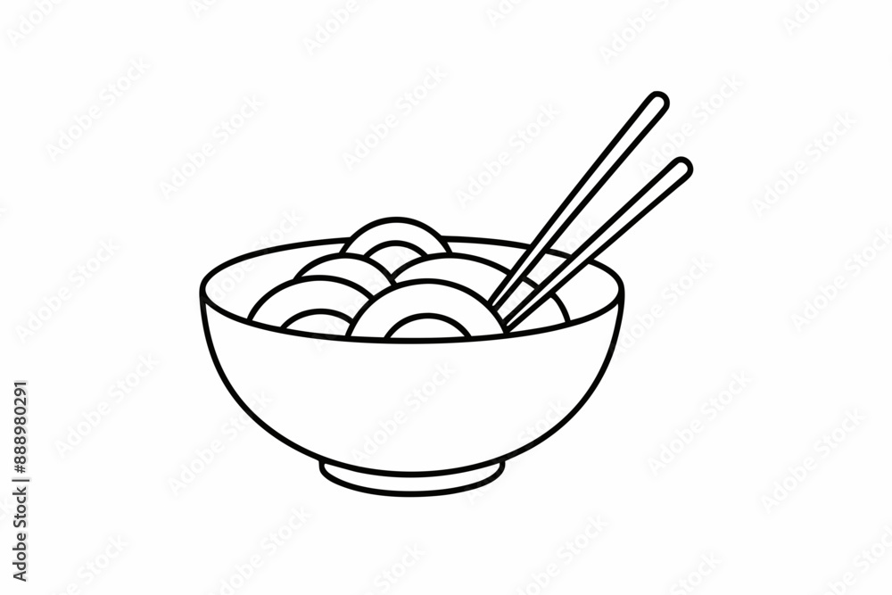 undle of ramen in-bowls and chopsticks set undle of ramen in-bowls and chopsticks set