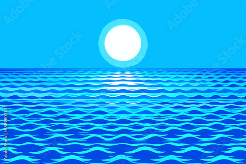 blue water background