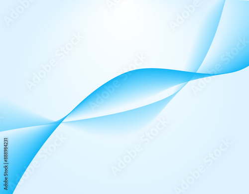 波　ウェーブ背景　斜め　青色2