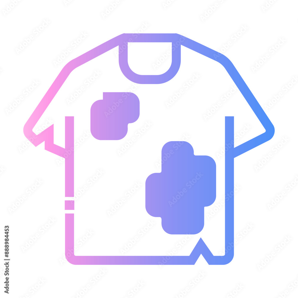 textile waste Line Gradient Icon textile waste Line Gradient Icon