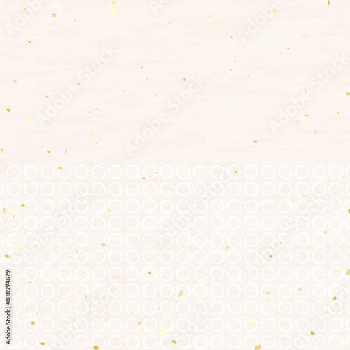 手描き風の水玉模様をアレンジしたイラスト背景素材