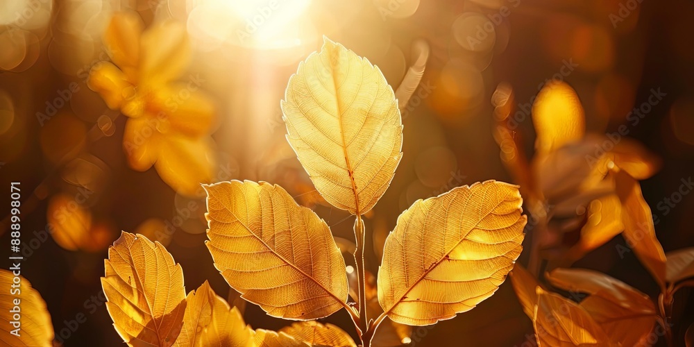 Golden Hour Among Autumn Leaves Golden Hour Among Autumn Leaves