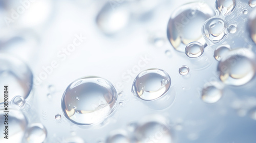 Wallpaper Mural Air bubbles or liquid drops or dew drops. Torontodigital.ca