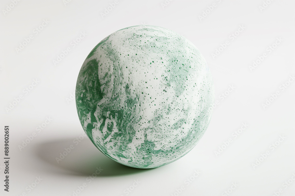 Green and white Bath Bomb Mockup on White Background - Product Display and Branding
Green and white Bath Bomb Mockup on White Background - Product Display and Branding