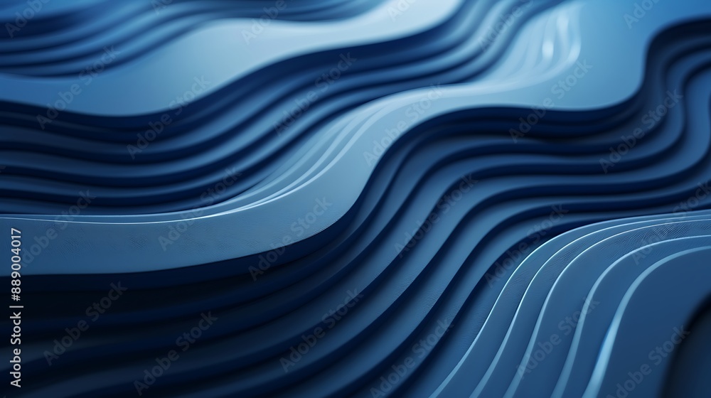 Abstract Blue Wavy Pattern Abstract Blue Wavy Pattern