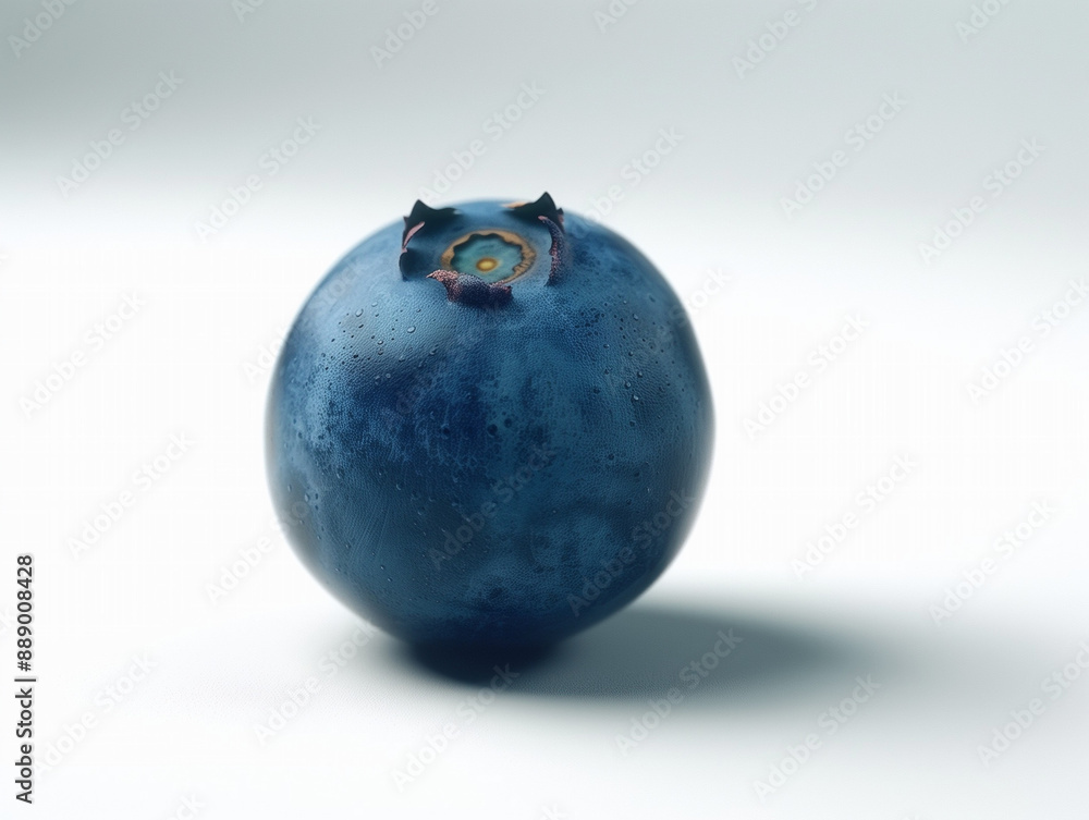 a close-up of a blue berry a close-up of a blue berry