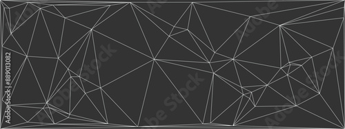 Wireframe line dark background . Futuristic vector illustration.