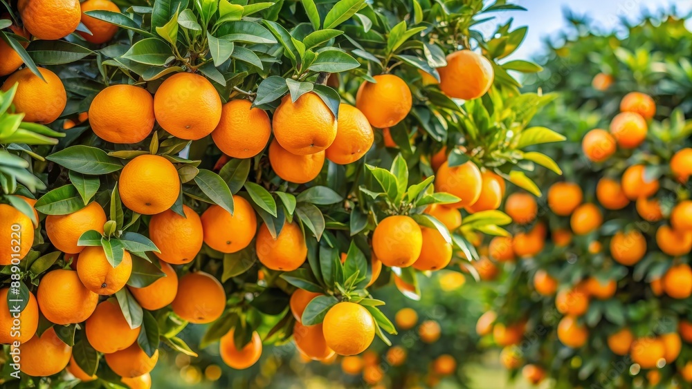 Orange tree full of ripe oranges , citrus, fruit, harvest, leaves, branches, nature, agriculture, abundance, fresh, grove Orange tree full of ripe oranges , citrus, fruit, harvest, leaves, branches, nature, agriculture, abundance, fresh, grove