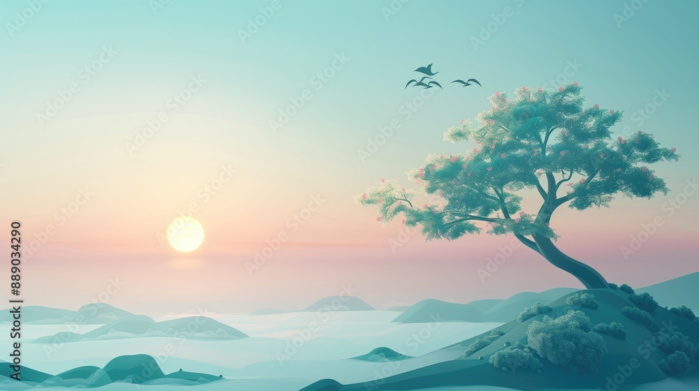 Free good morning scene wallpaper background photo Free good morning scene wallpaper background photo