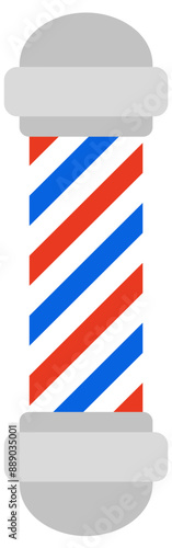 Free Download barbershop pole vector.symbol, illustration - GFXLoad