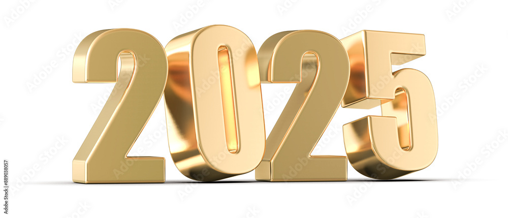 2025 Gold Number 3D 2025 Gold Number 3D