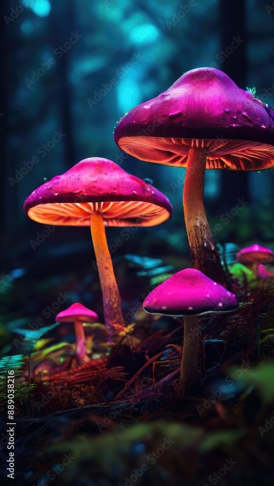 Fototapeta premium mushroom in the forest