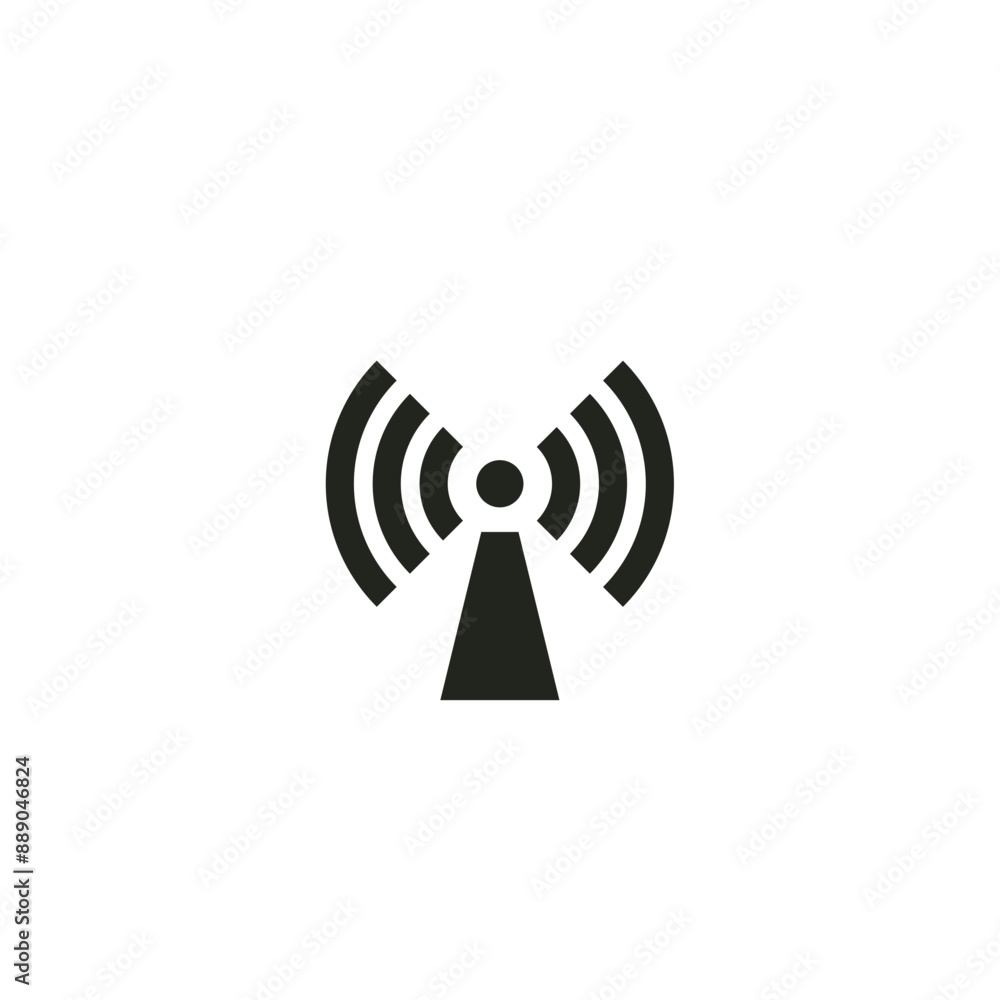 ISO warning safety signs_warning ; non-ionizing radiation symbol only ISO warning safety signs_warning ; non-ionizing radiation symbol only