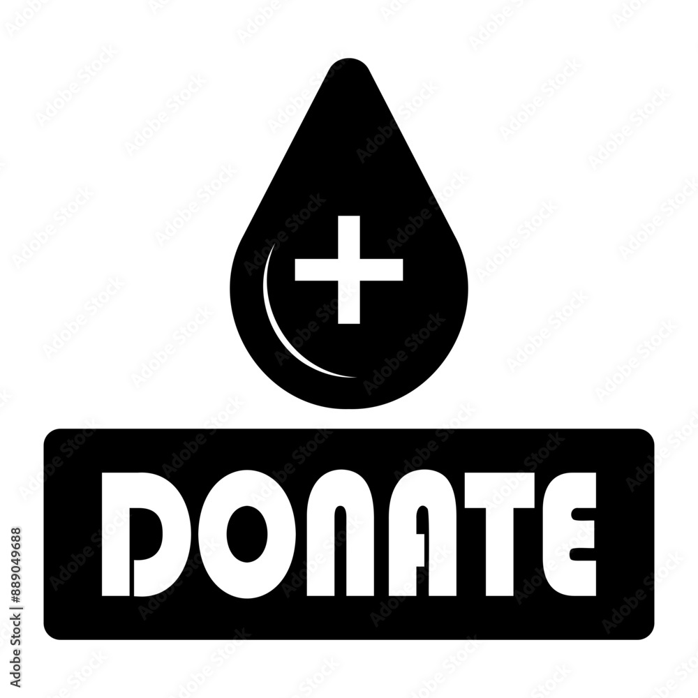 Fototapeta premium transfusion Solid icon