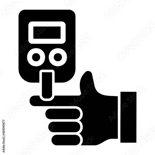 glucose meter Solid icon