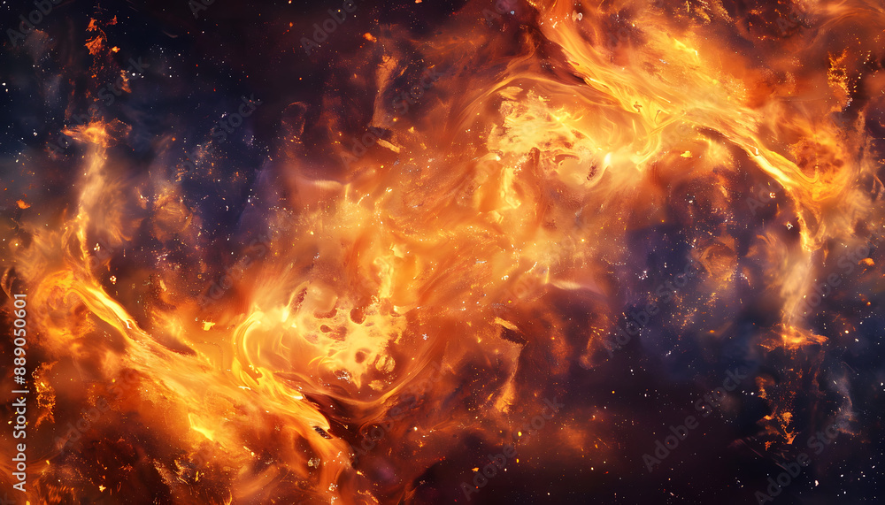 Fototapeta premium fire background