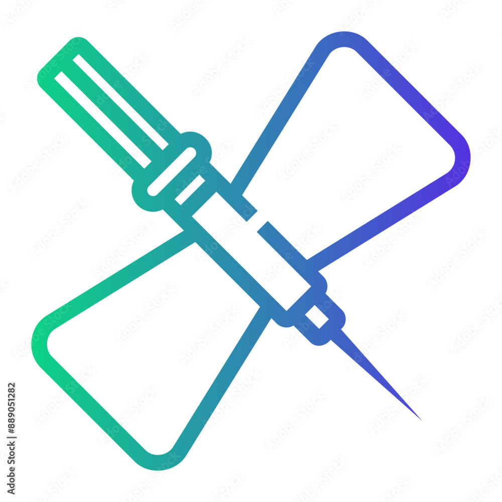 infusion Line Gradient Icon infusion Line Gradient Icon